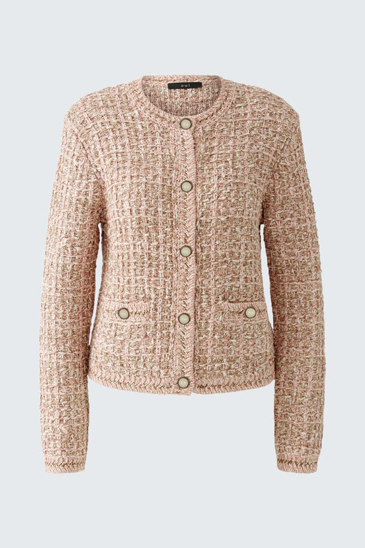 Oui Cardigan Rosegold
