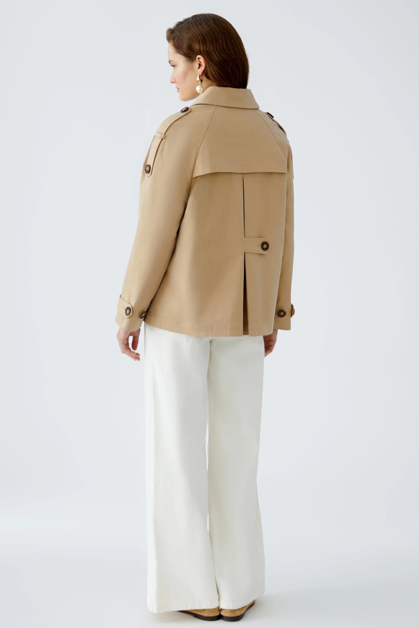 Oui Trenchcoat Kort