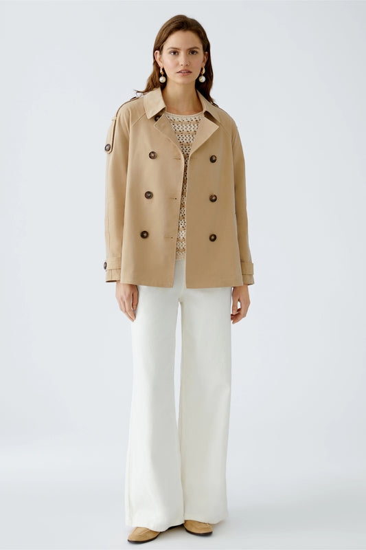 Oui Trenchcoat - Beige