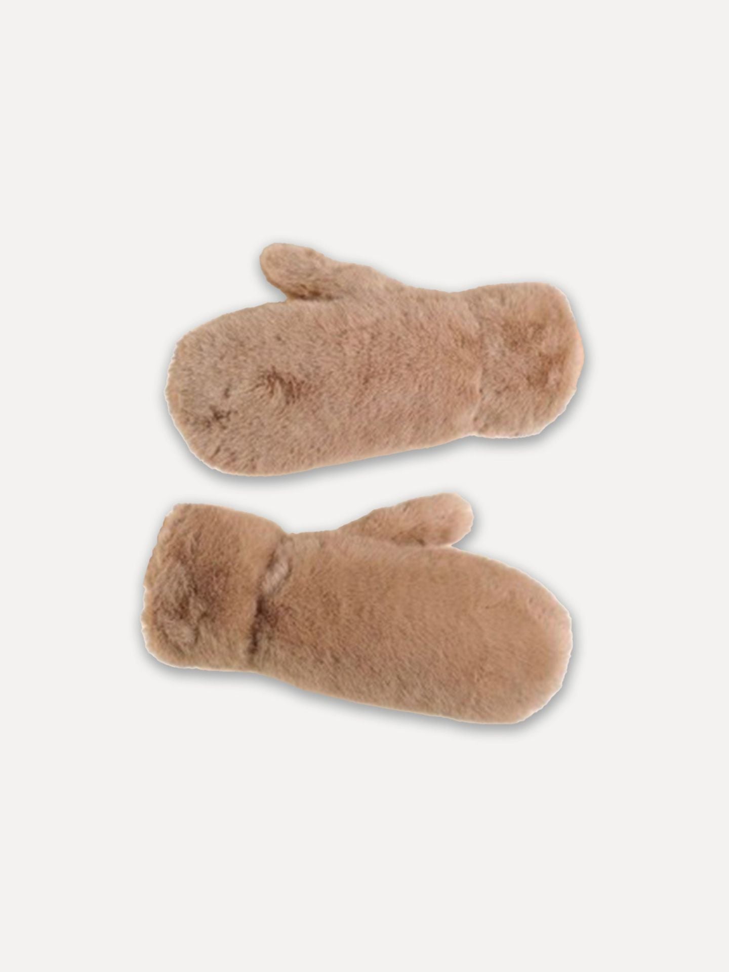 Reunion Lova-Fake-Fur-Gloves Camel