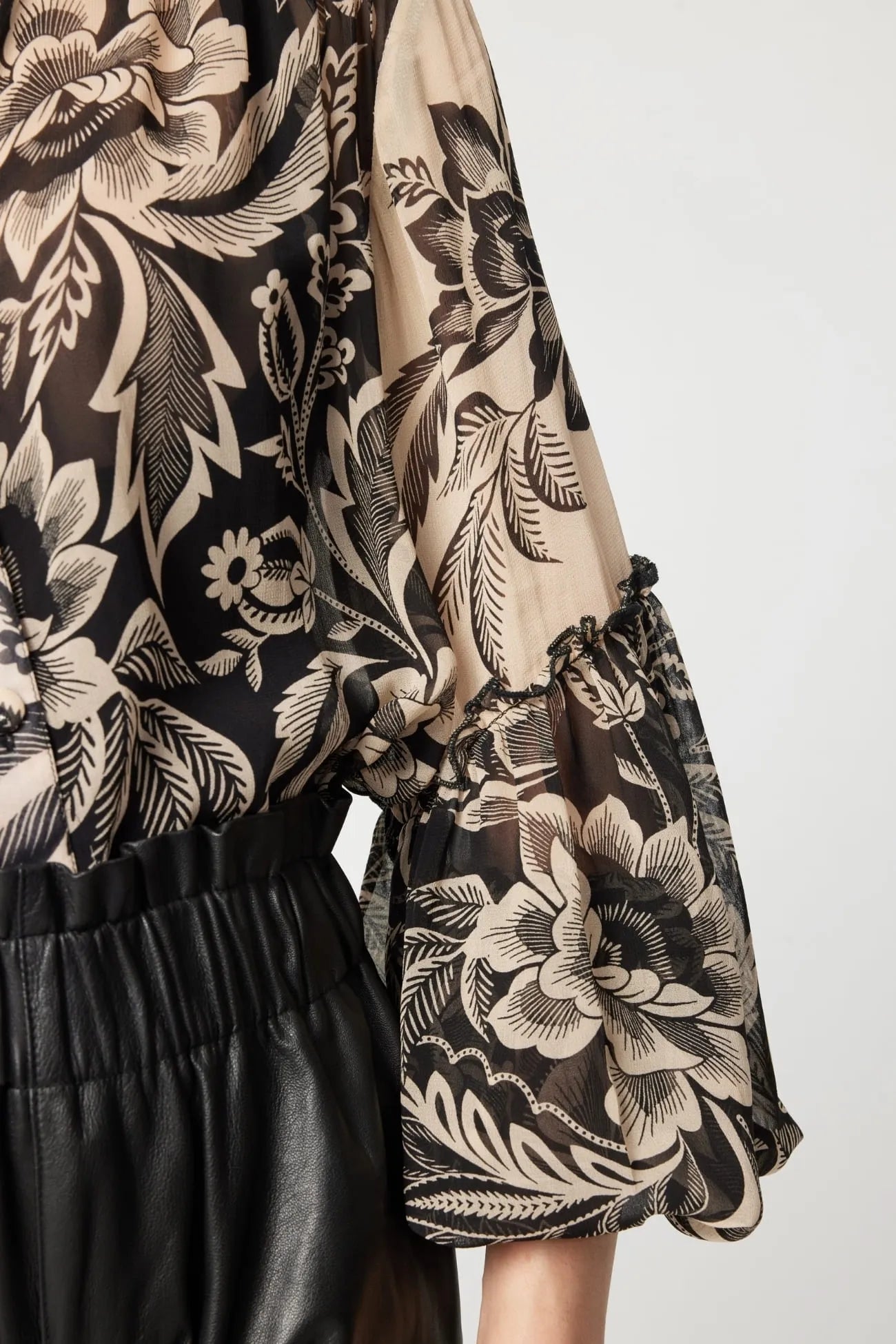Miss June Garance Bluse Black