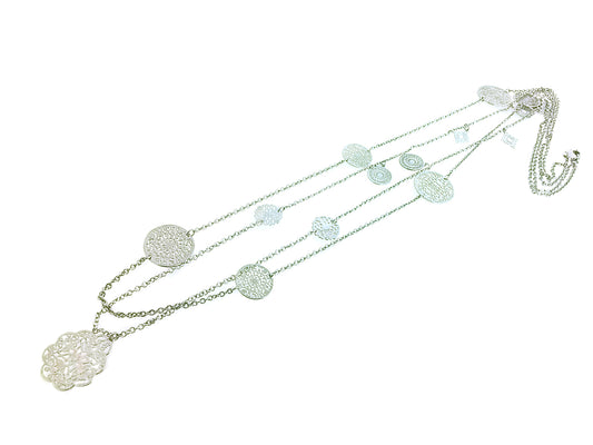ByJolima Spinn Multi Necklace Silver