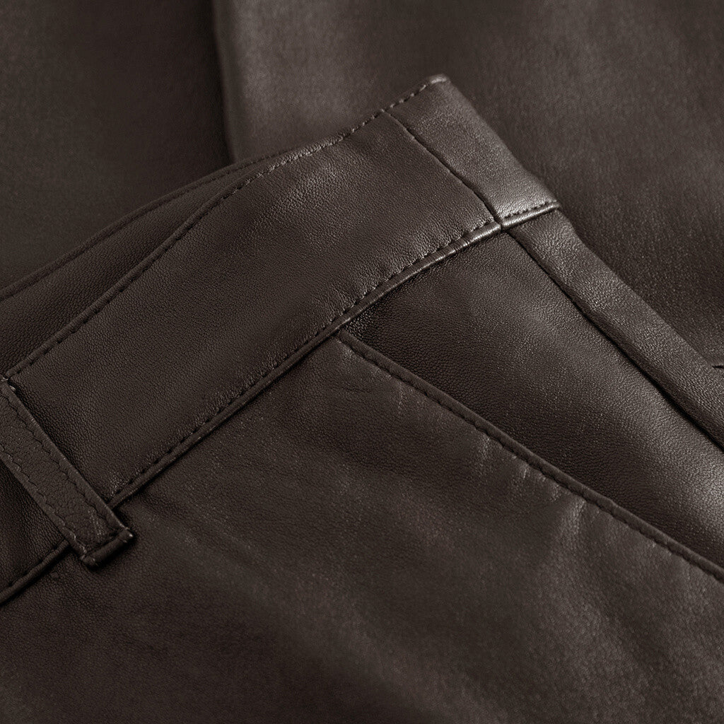 Depeche Amelia Skinnbukse Brown