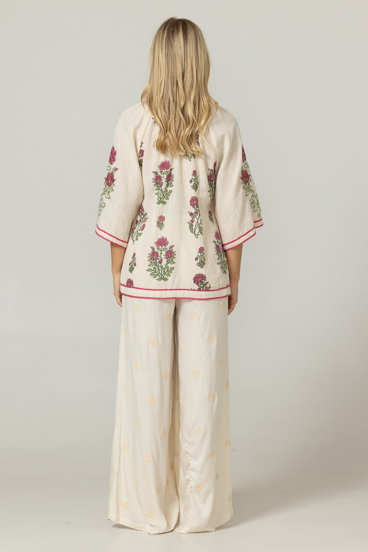 Miss June Tara Pants Off White