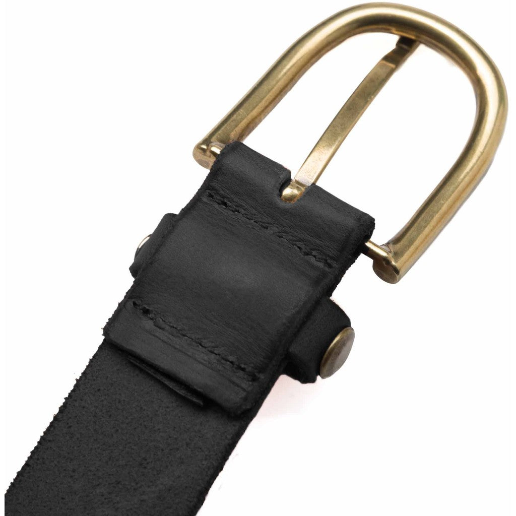 Depeche Jeans Belt Black/Brass