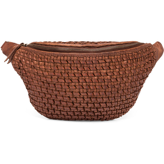 Depeche Bumbag Flettet Brun