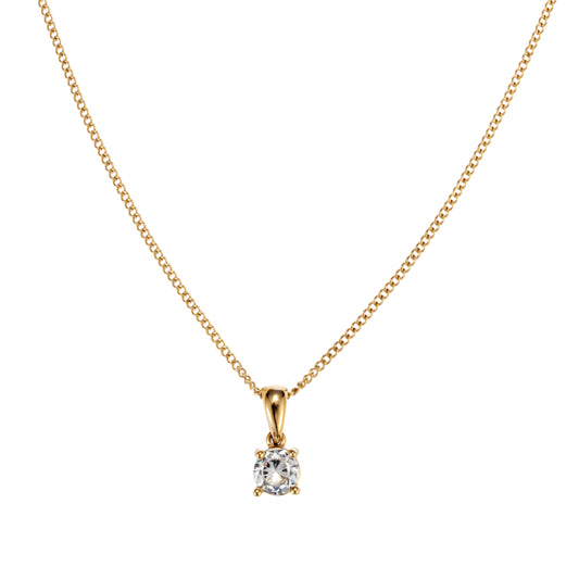 ByJolima Evita Crystal Necklace Gold