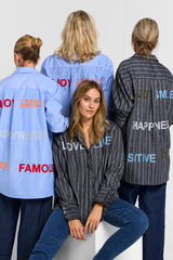 Costamani Letters Shirt Blue