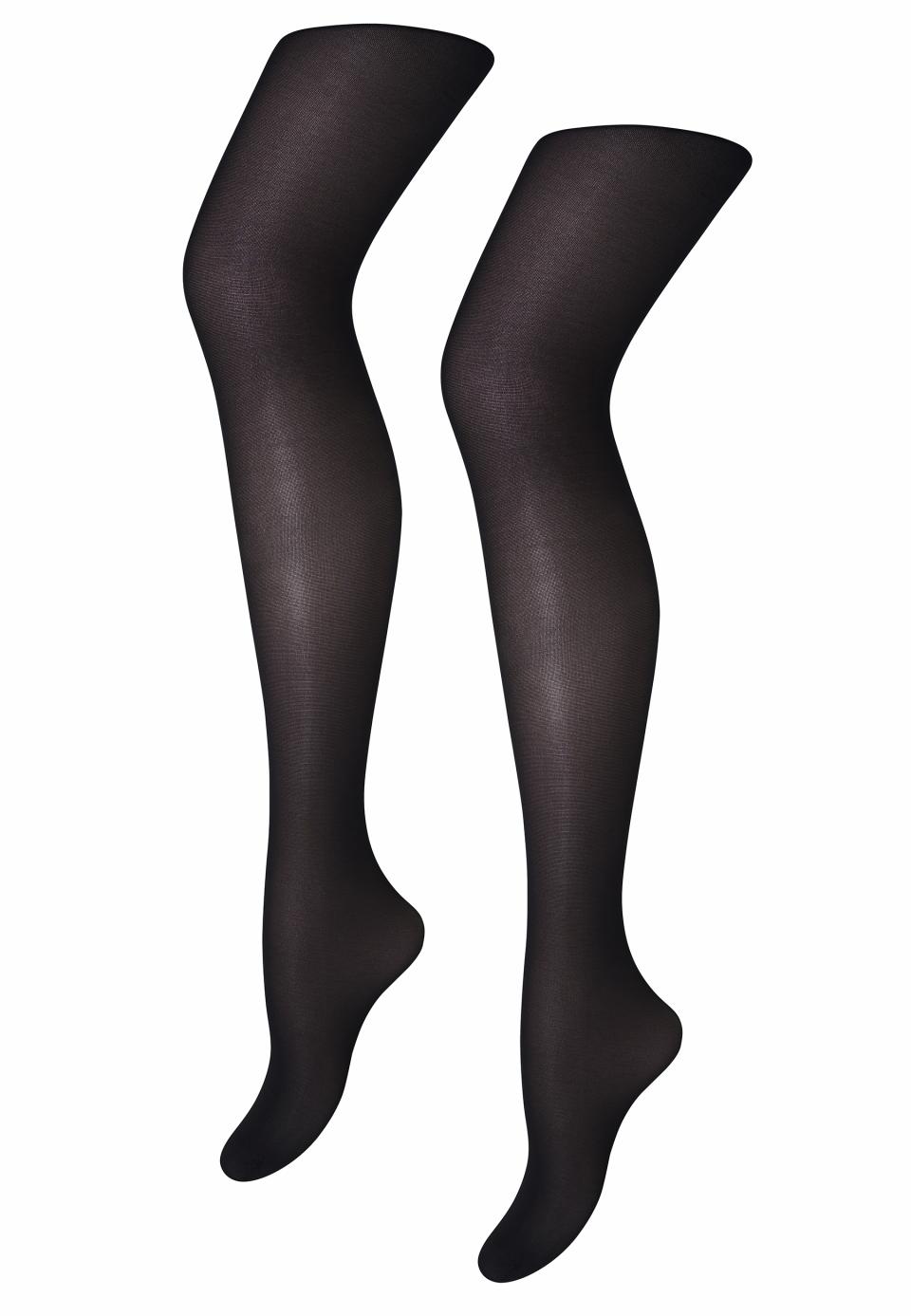 SneakyFox Micro 40 Denier 2-pack Tights Black