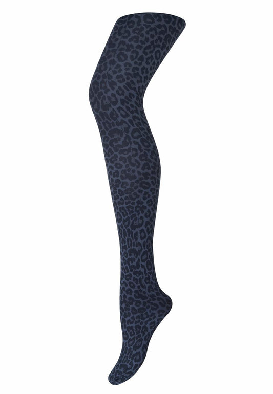 SneakyFox Leopard Strømper Black