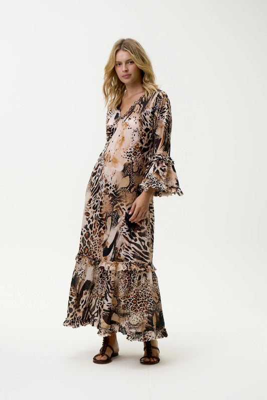 One Season Cote D'azur Long Indi Dress