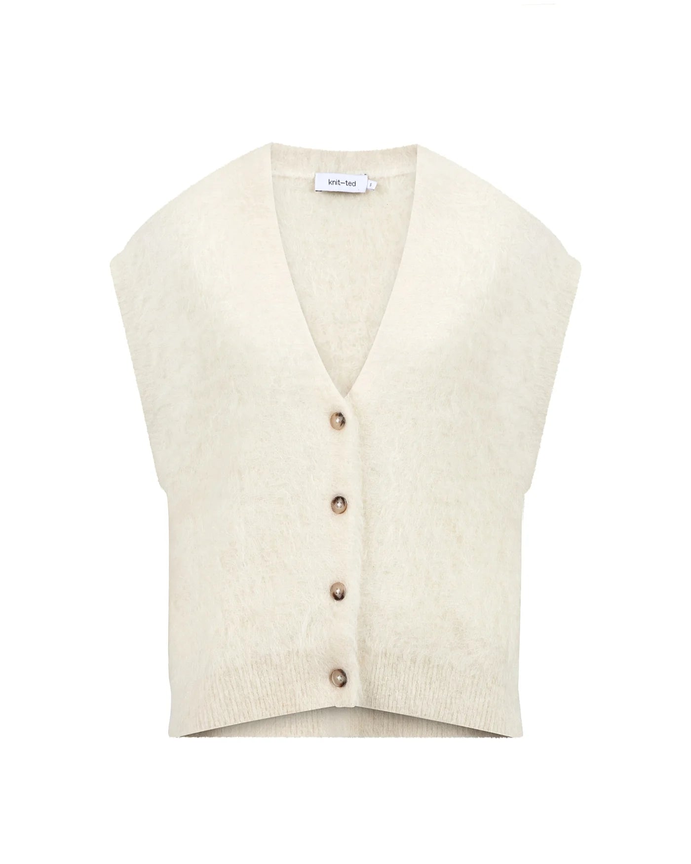 Knit-ted Constanze Cardigan Off White