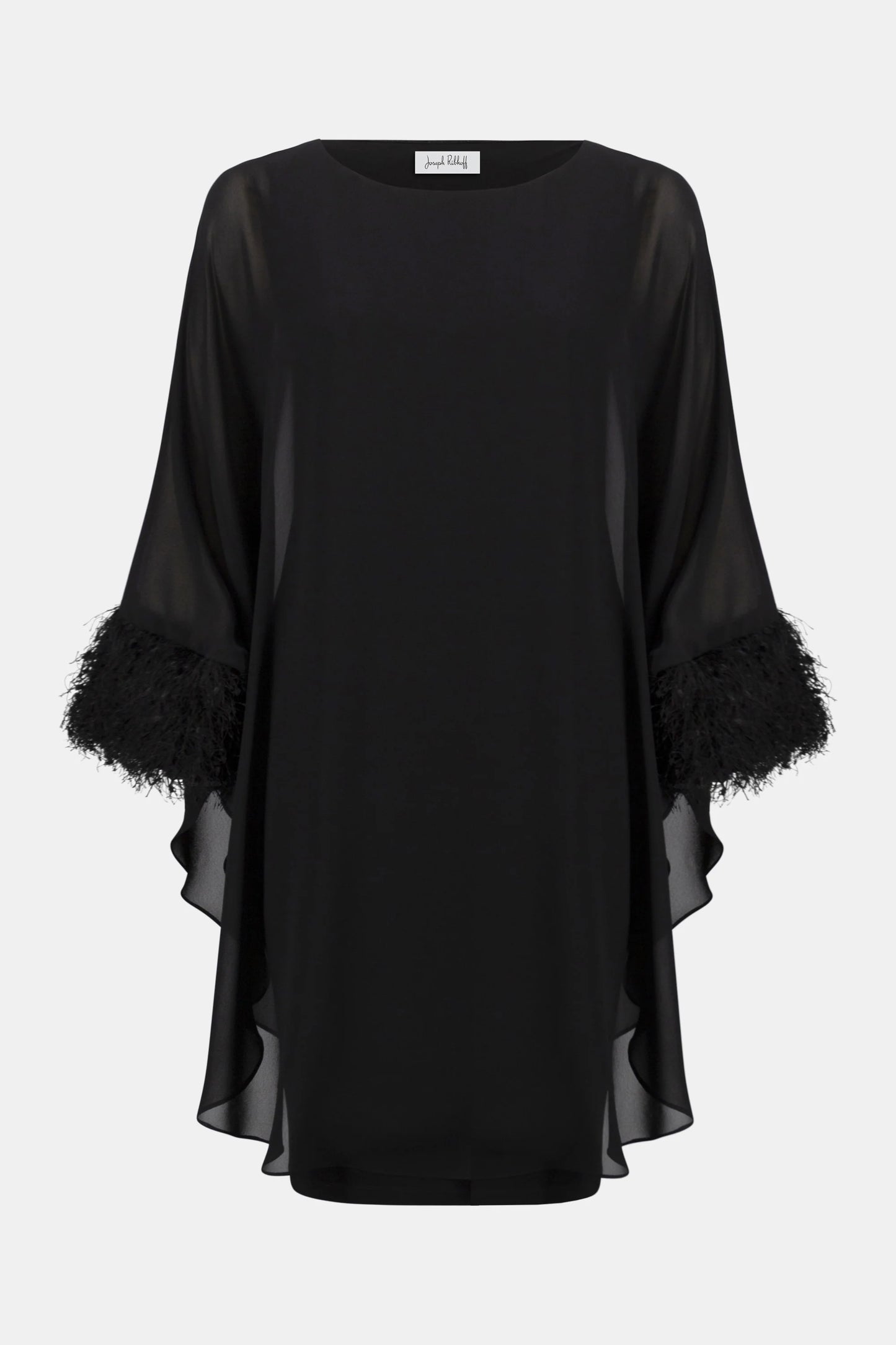 Joseph Ribkoff Silky Knit & Chiffon Layered Dress