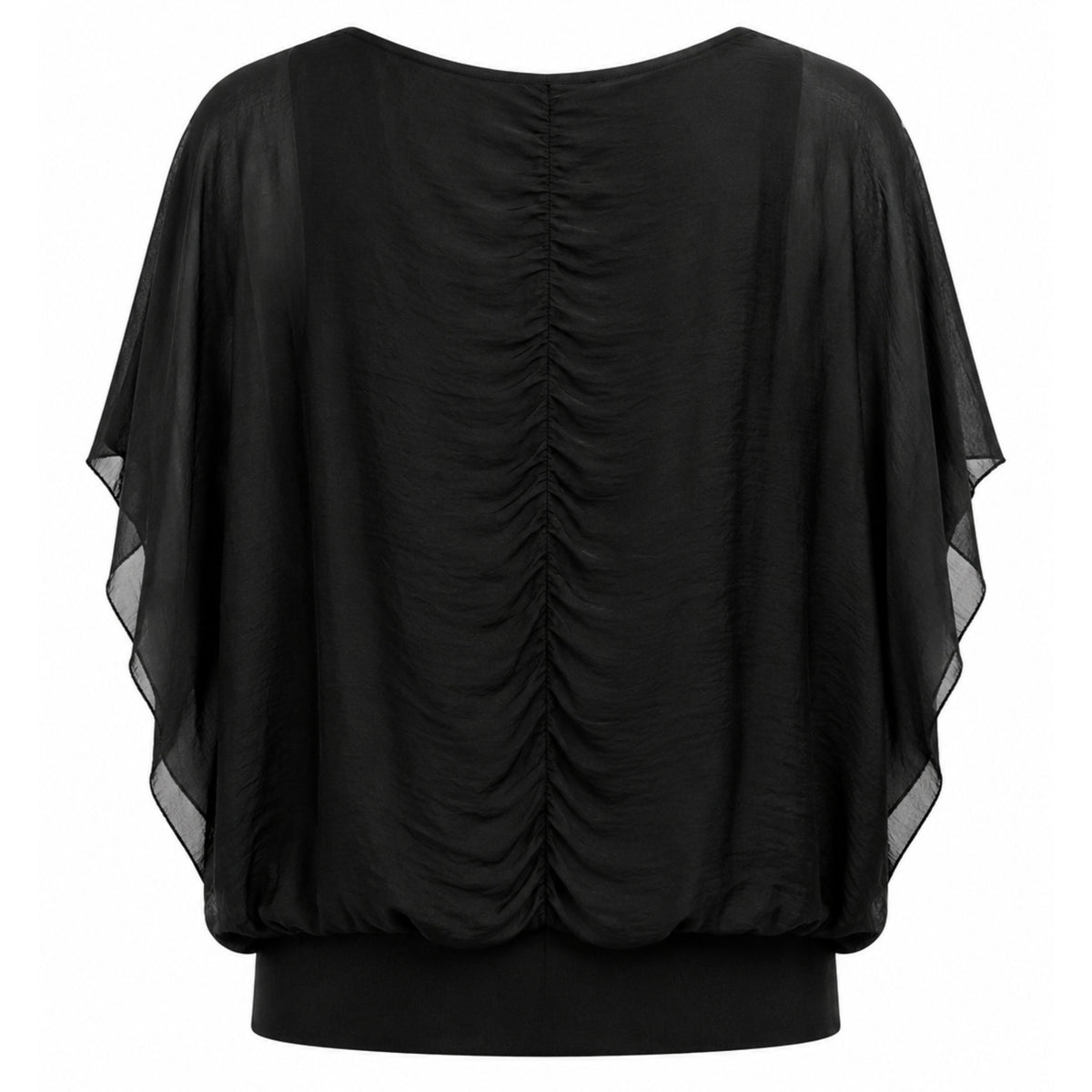 Costamani Silky SS Blouse Black