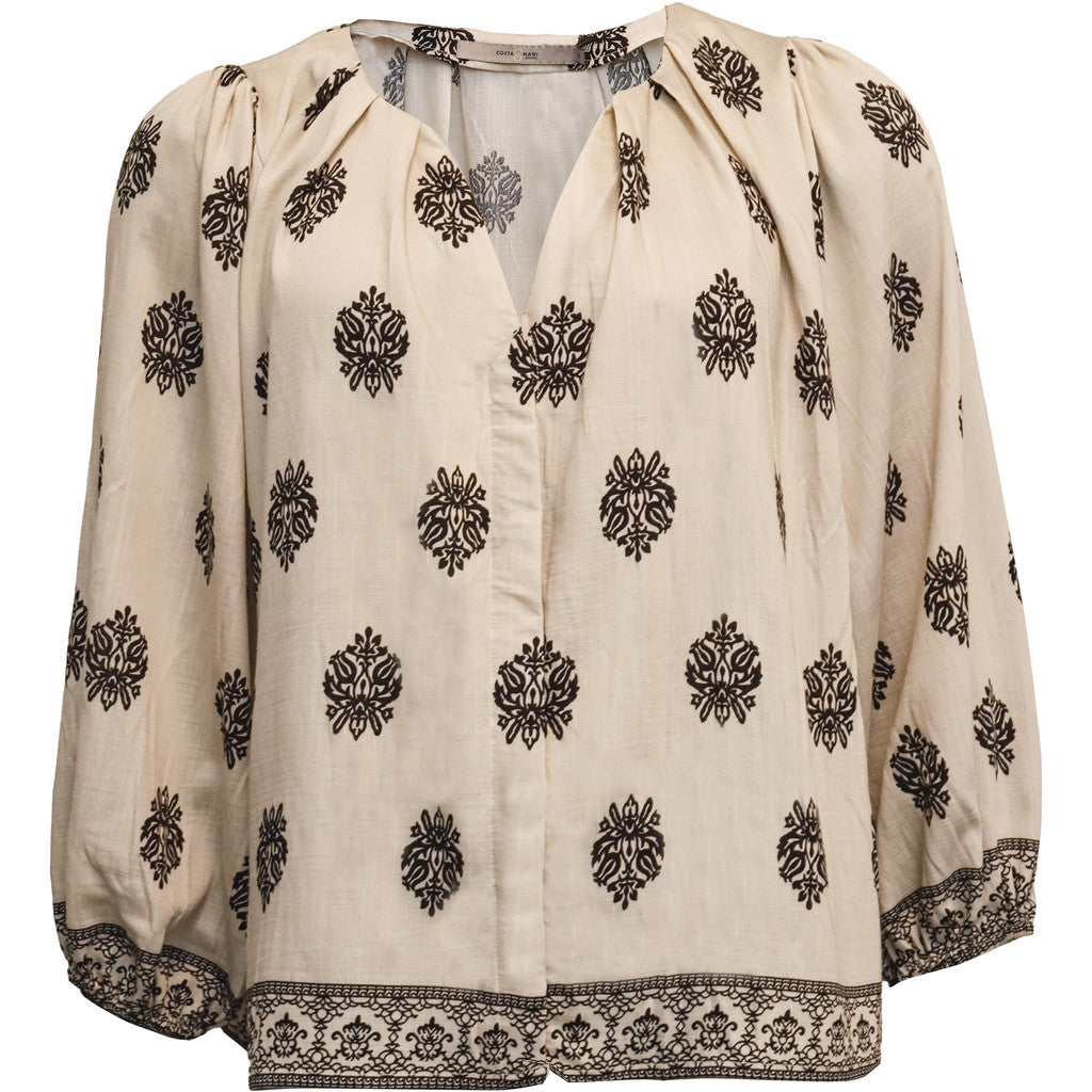 Costamani Zinnia Bluse - Black/Whisper