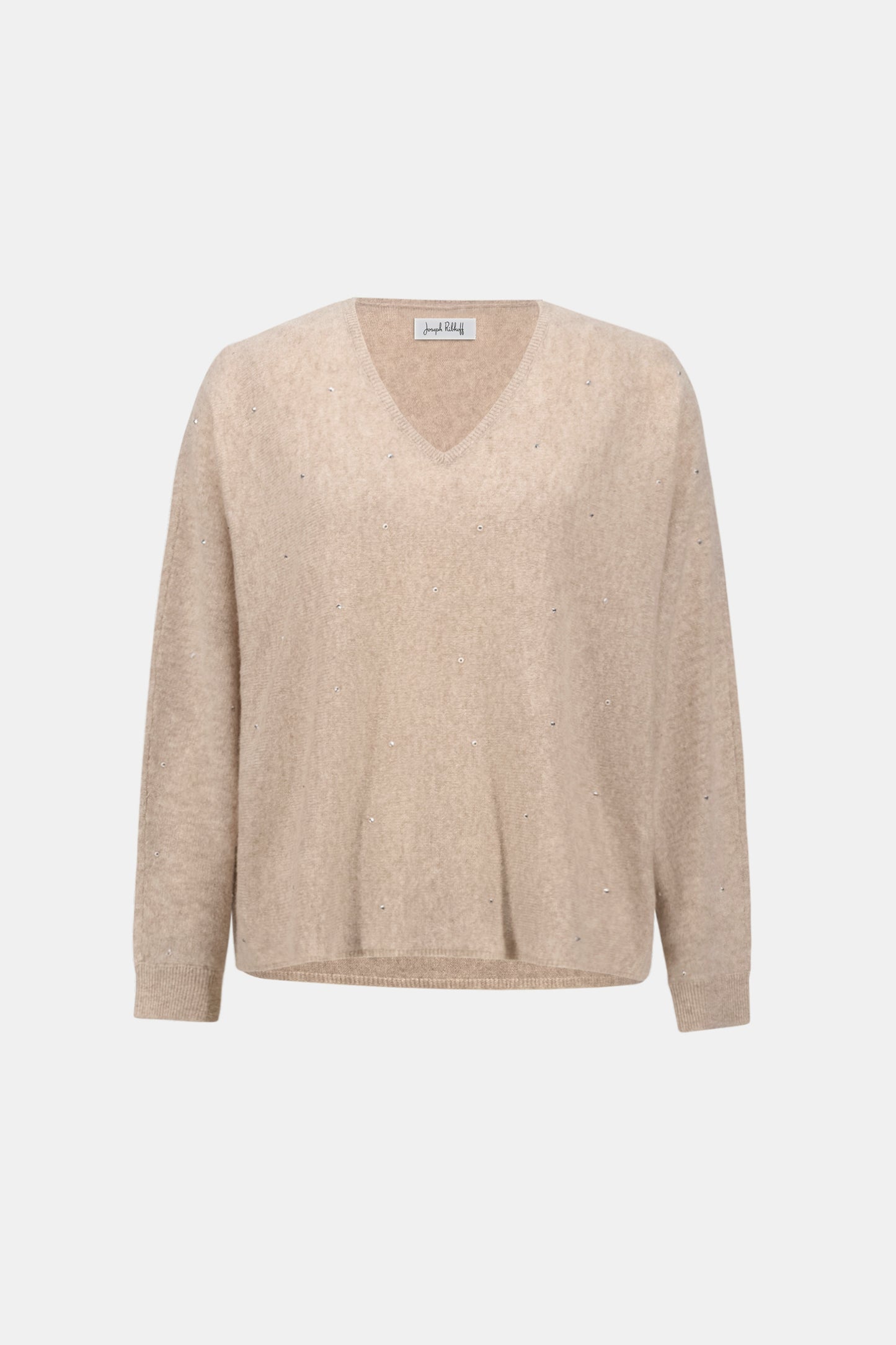 Joseph Ribkoff Cashmere Boxy Sweater - Oatmeal Melange