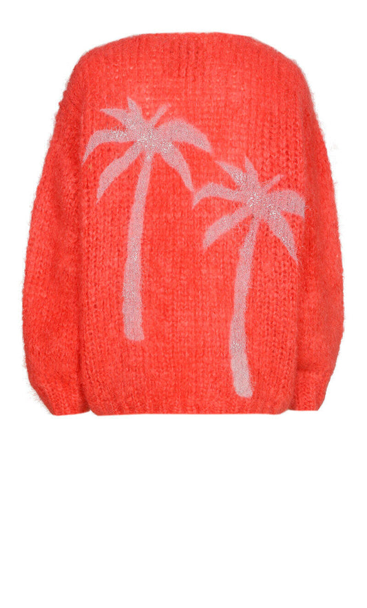 Les Tricots D`O Charlotte Cardigan Candy Pink / Light Grey