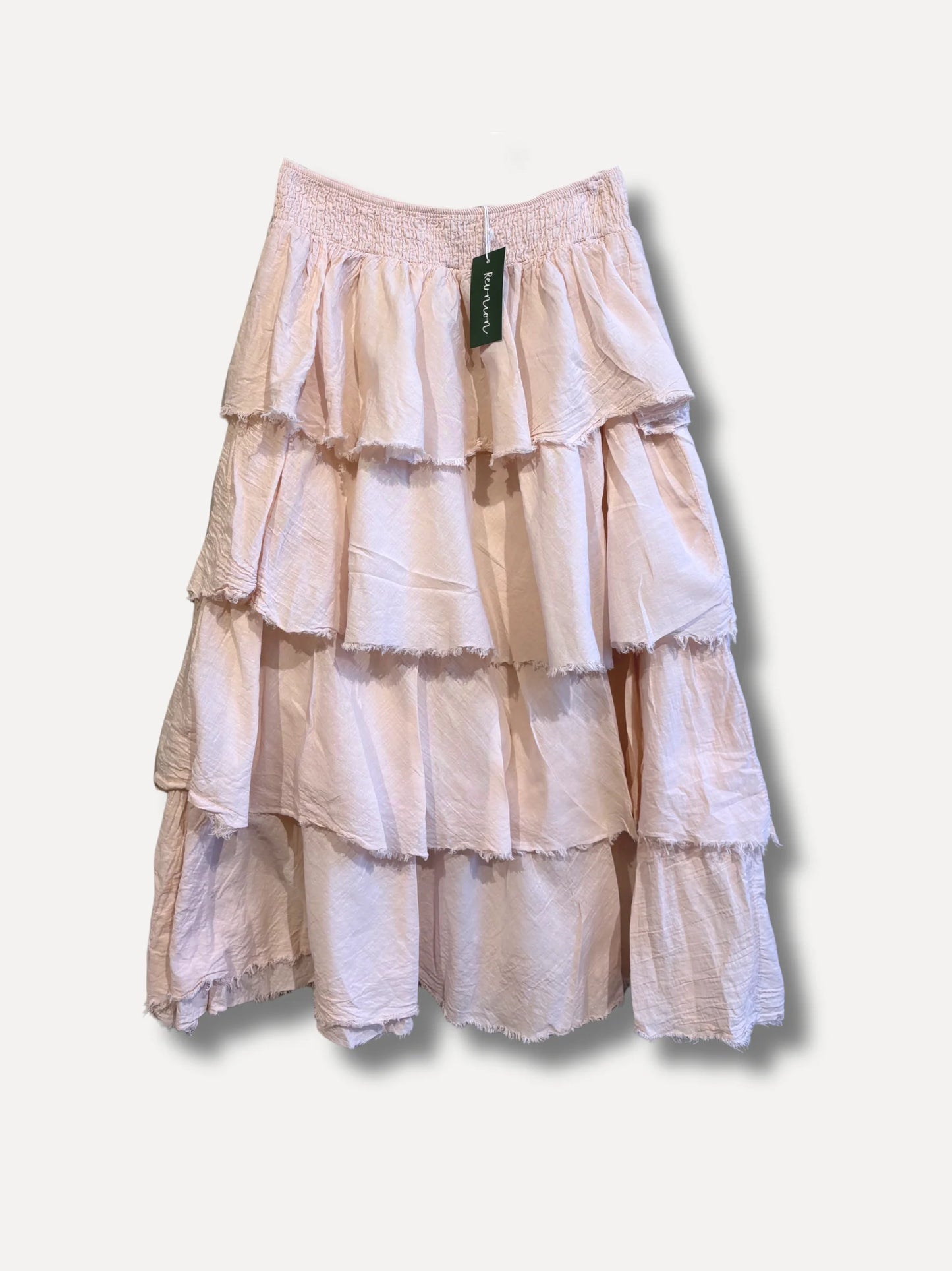 Reunion Boo Boho Skirt - Rosa