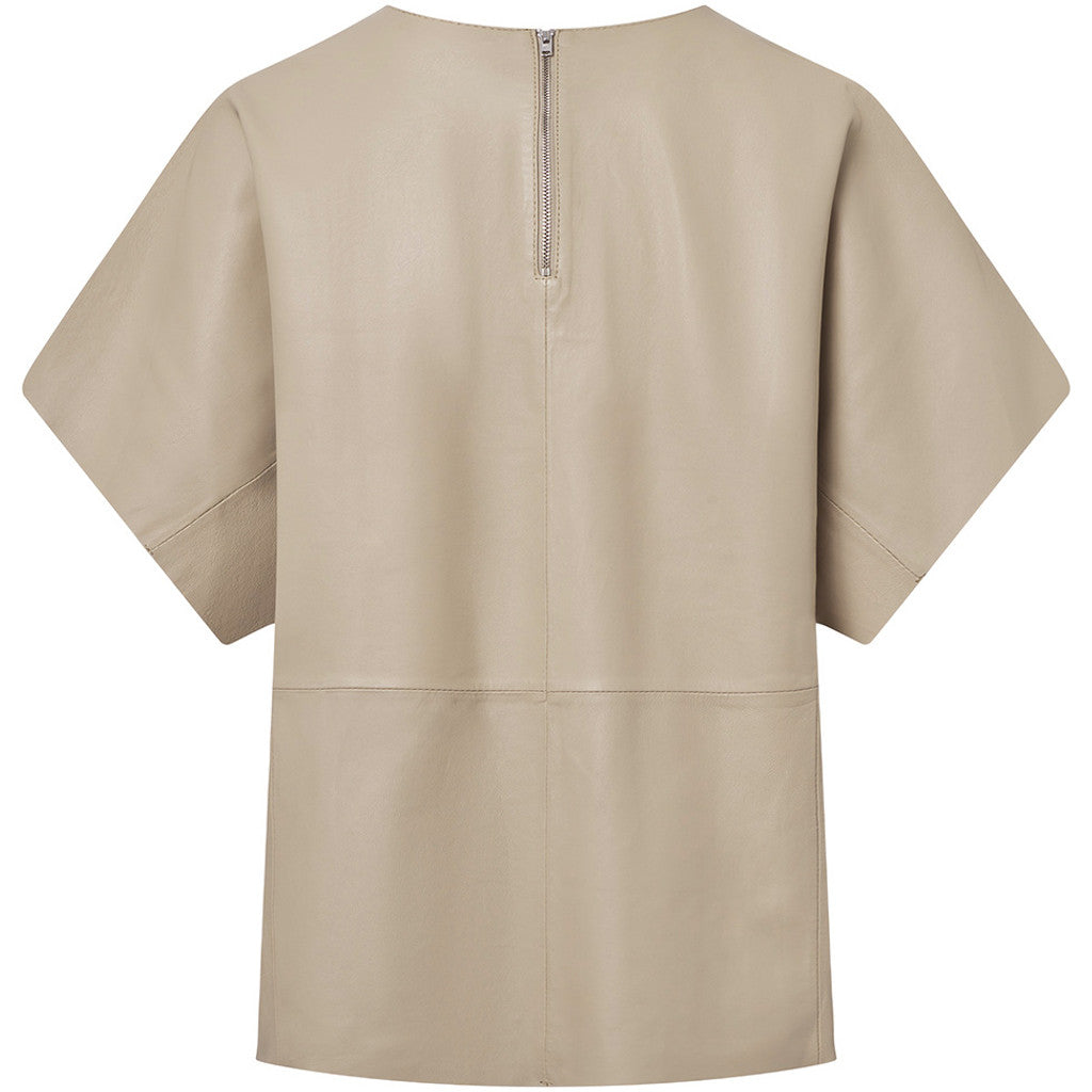 Depeche Sandra Skinnbluse Beige
