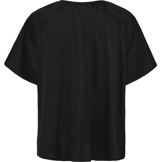 Isay Steff Kortermet Bluse Black