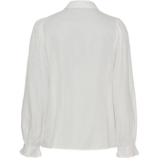 Isay Emily Flounce Bluse Off White
