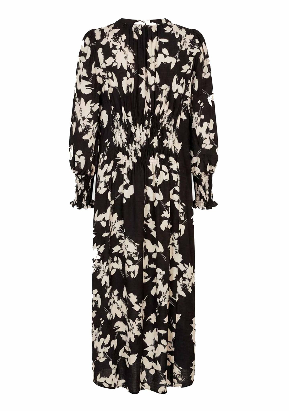 Isay Ane V-Neck Dress Black w/Cream