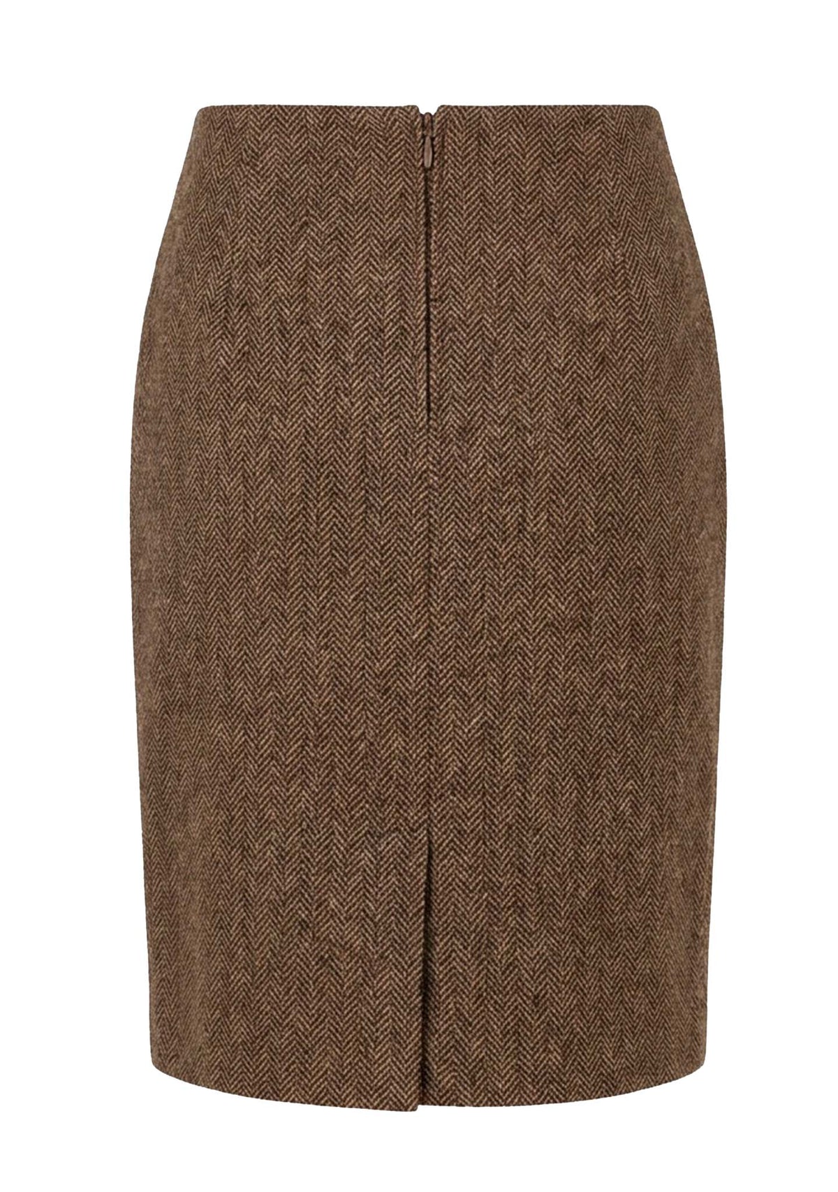 Isay Oda Skirt Brown Herringbone