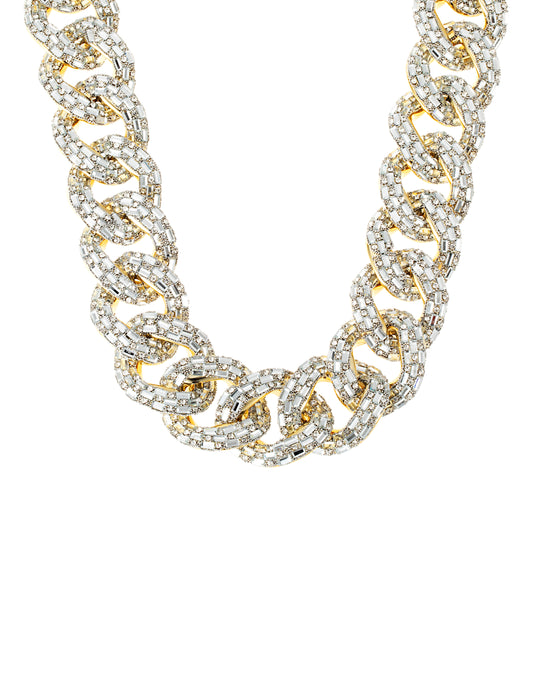 ByJolima Sparkle Crystal Necklace Gold