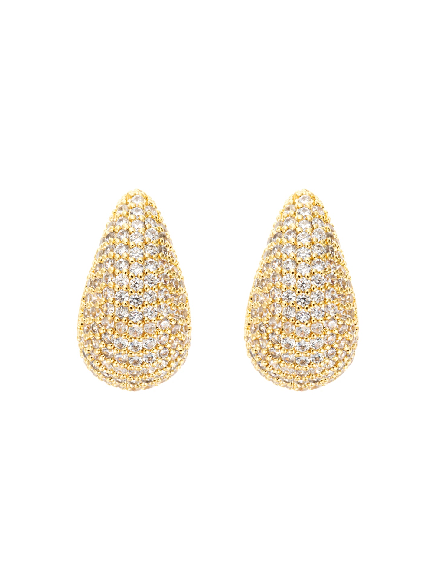ByJolima Corinne Crystal Small Earring Gold – produktbilde 2