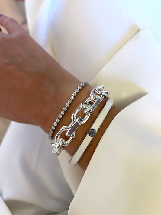 ByJolima Celine Tennisbracelet, Crystal