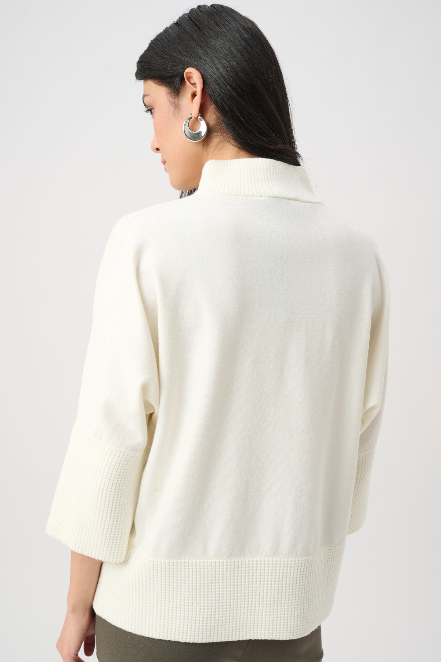Joseph RIbkoff Børstet Viskose Genser - Hvit