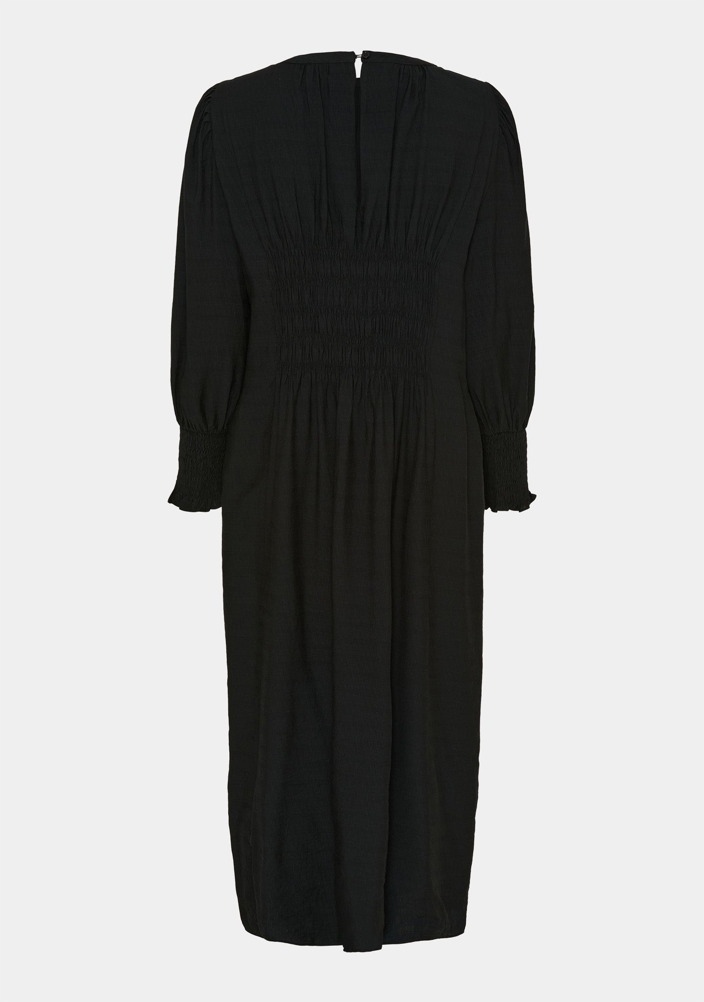 Isay Ane Smock Dress Black