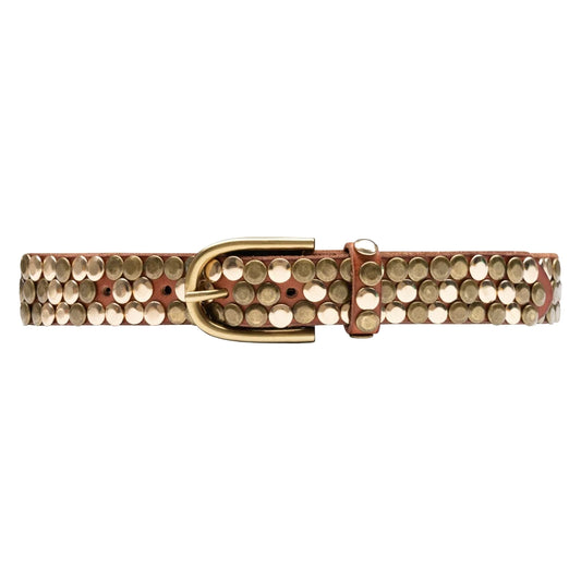Depeche Jeans Belt Cognac/Brass