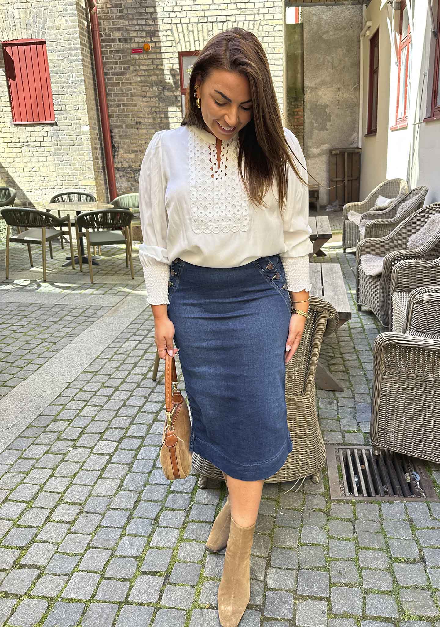 Isay Emily Bluse Broken White
