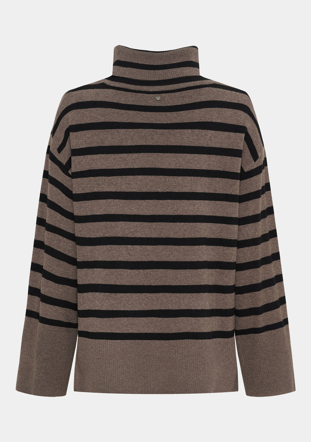 Isay Frigga Rollneck Pullover Potato black stripe