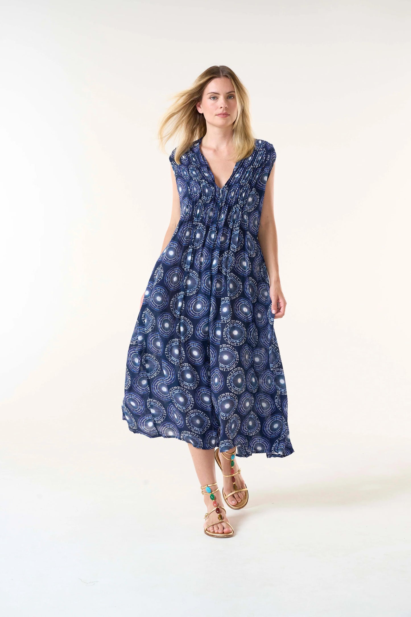 One Season Fuji Navy Tommy Dress