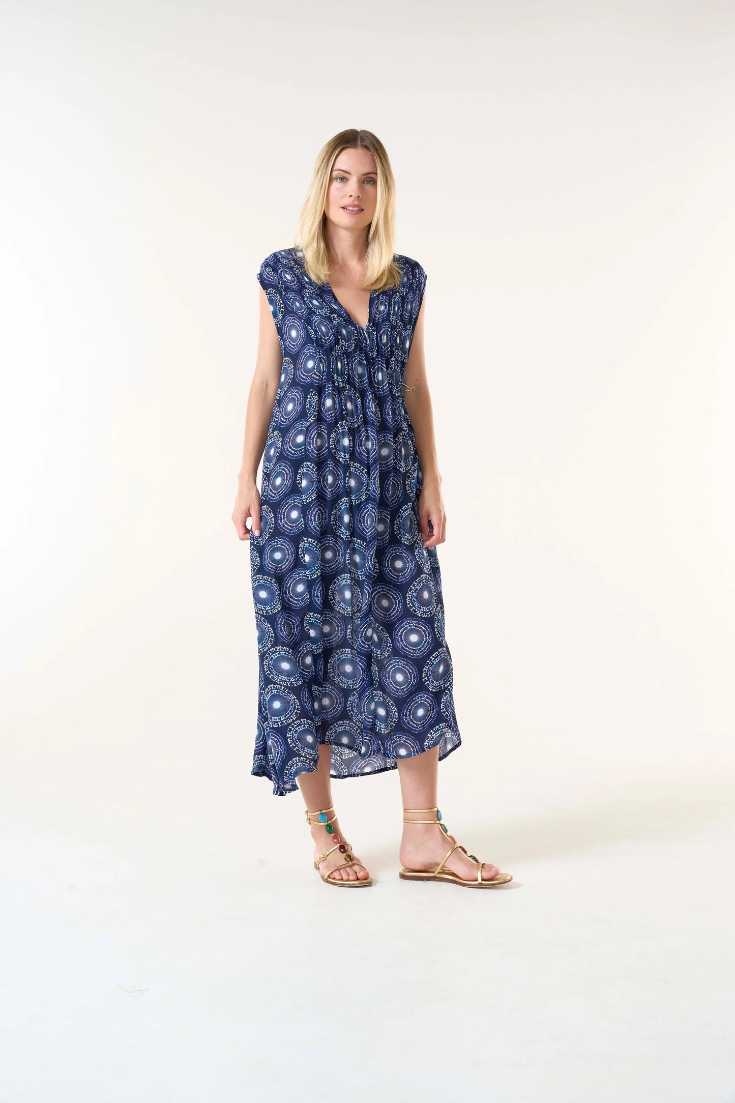 One Season Fuji Navy Tommy Dress