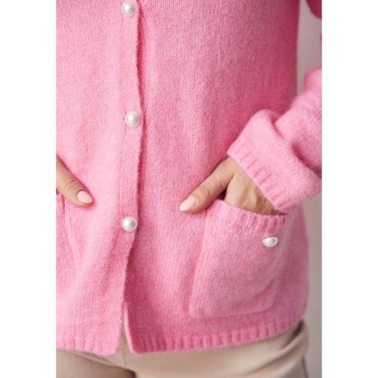 Isay Anna Classic Cardigan (57792) Fresh Pink