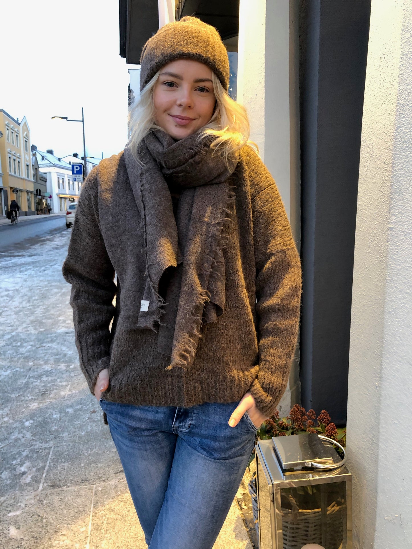 Alpaca Rustic Scarf - Flere farger
