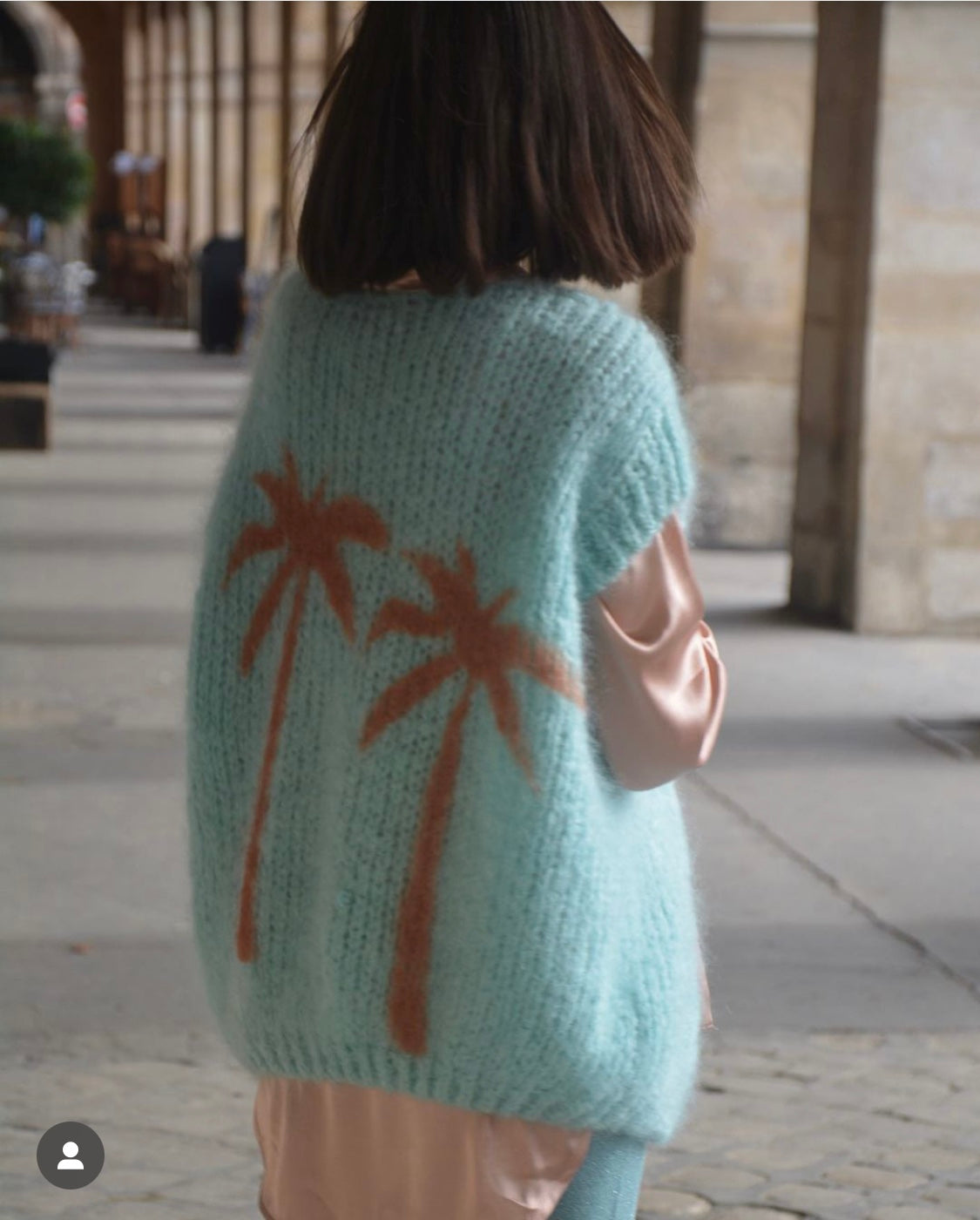 Les Tricots D`O Camille Vest Light Mint/Peach