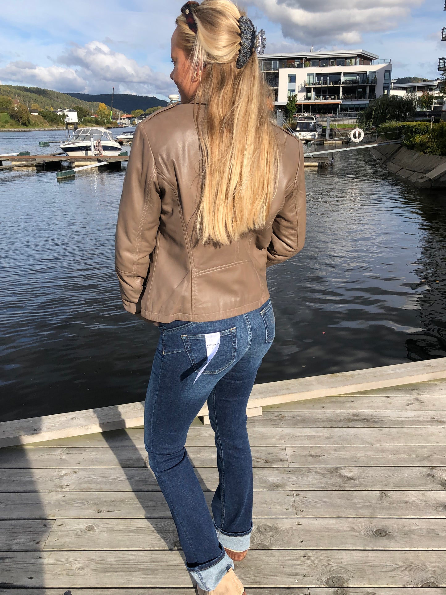 Depeche Noora Biker Jacket Latte