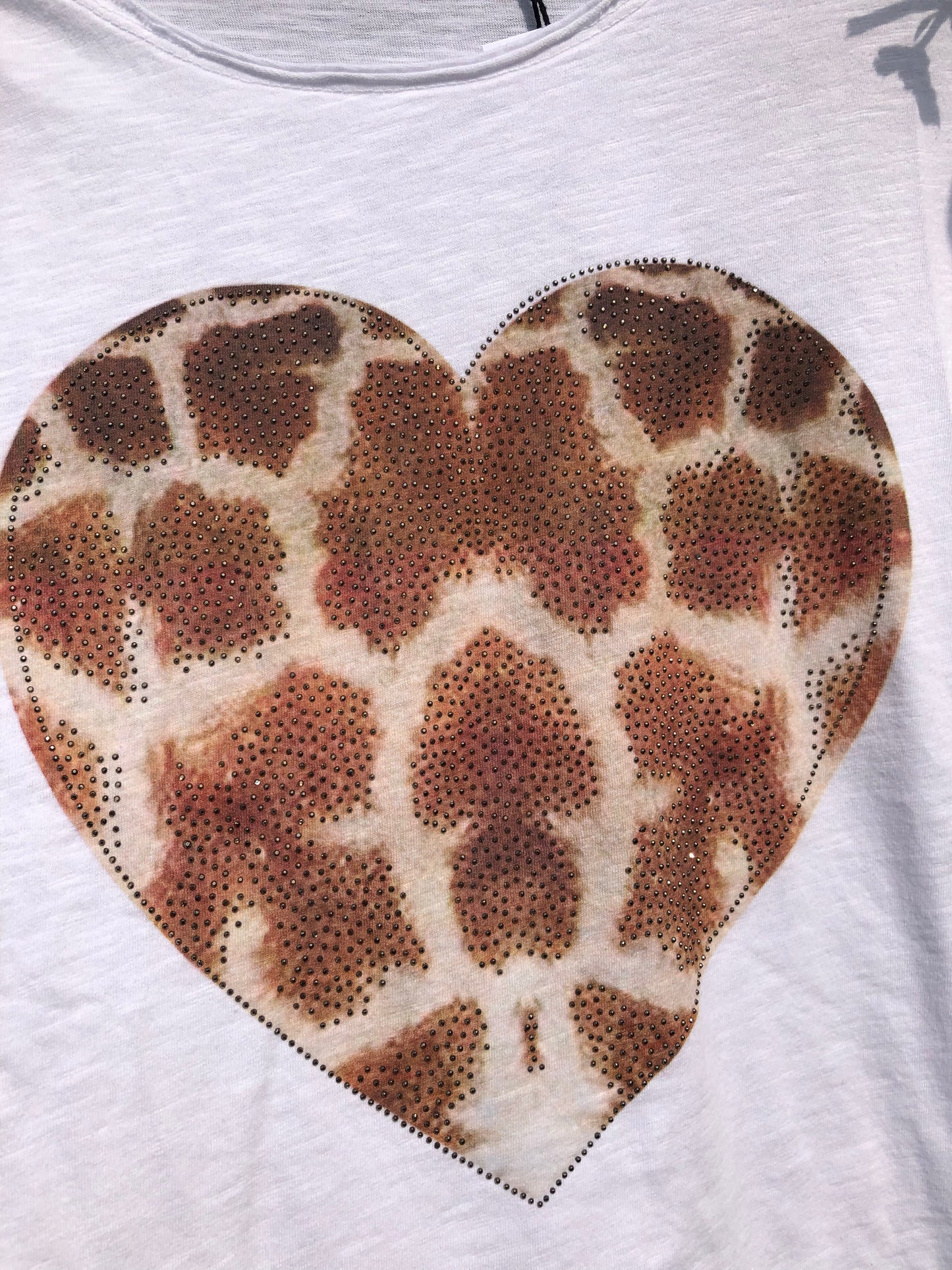 Sixtydays T- Shirt Zebra Heart Brown