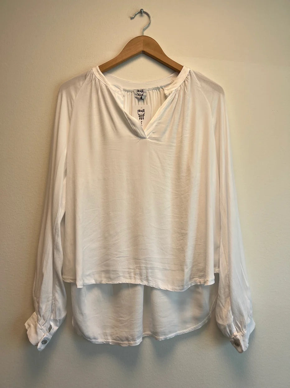 Stajl Aubrey Bluse White