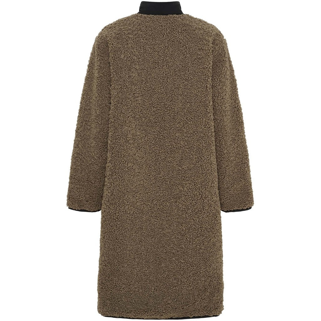 Isay Jenka Reversible Coat Taupe