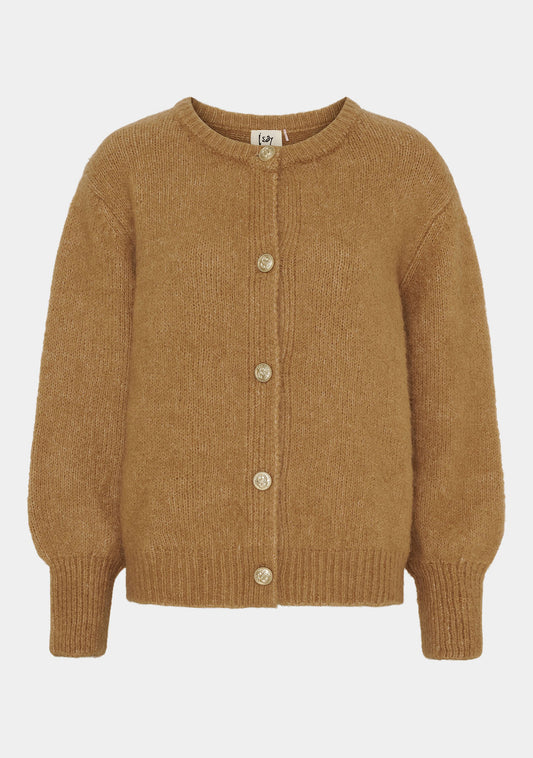 Isay Joa Knit Cardigan Camel