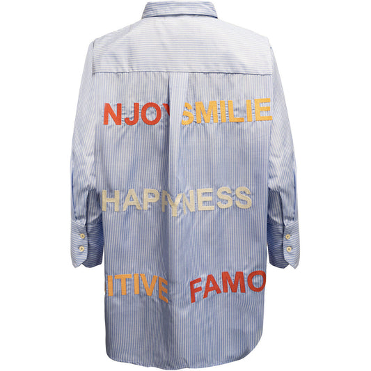 Costamani Letters Shirt Blue
