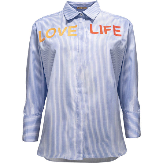 Costamani Letters Shirt Blue