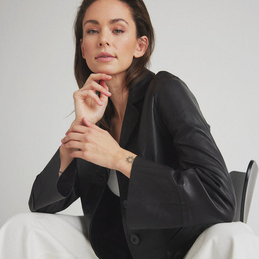 Depeche Manna Blazer Skinn Jacket/ 51072 Black