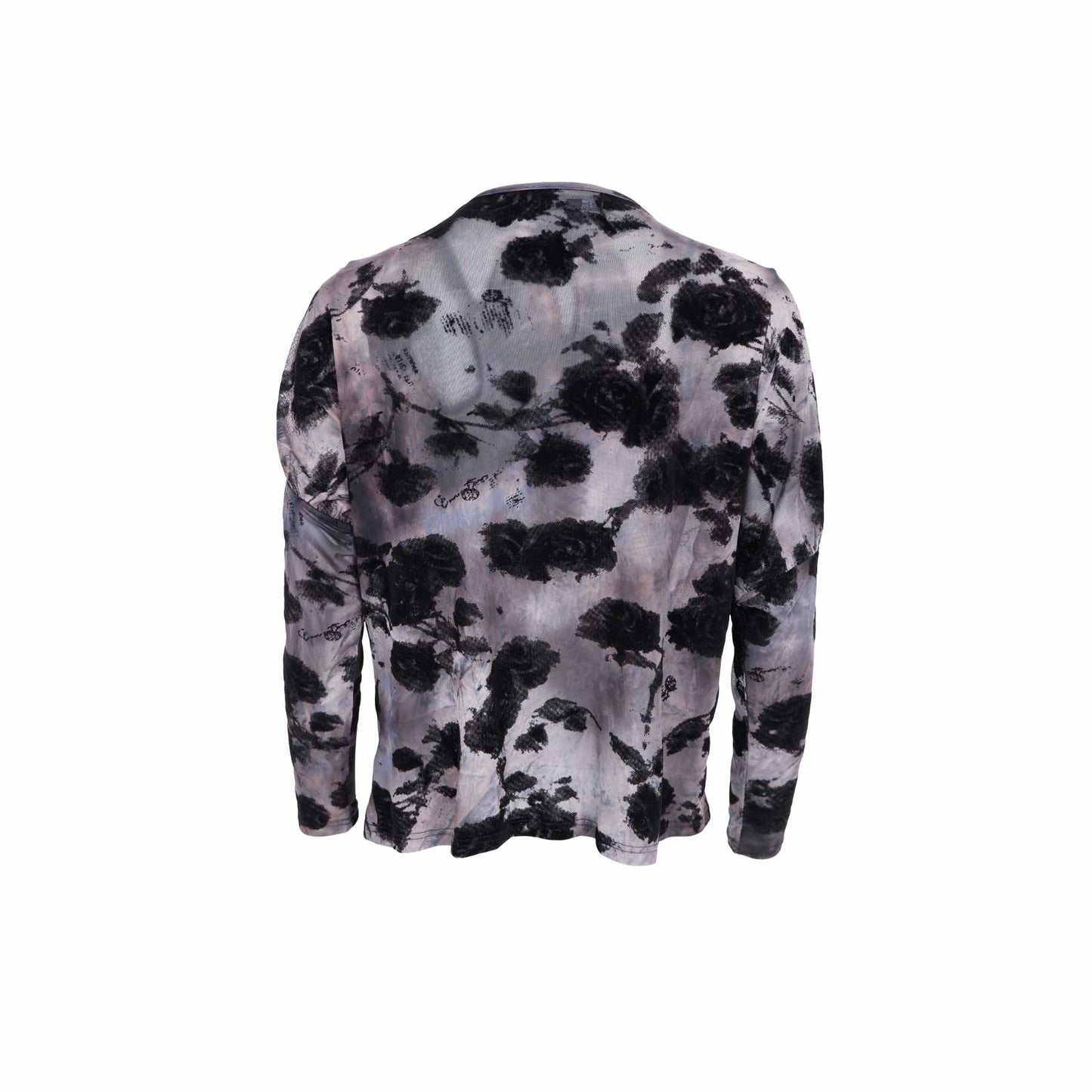 Black Colour Ilma Mesh Bluse