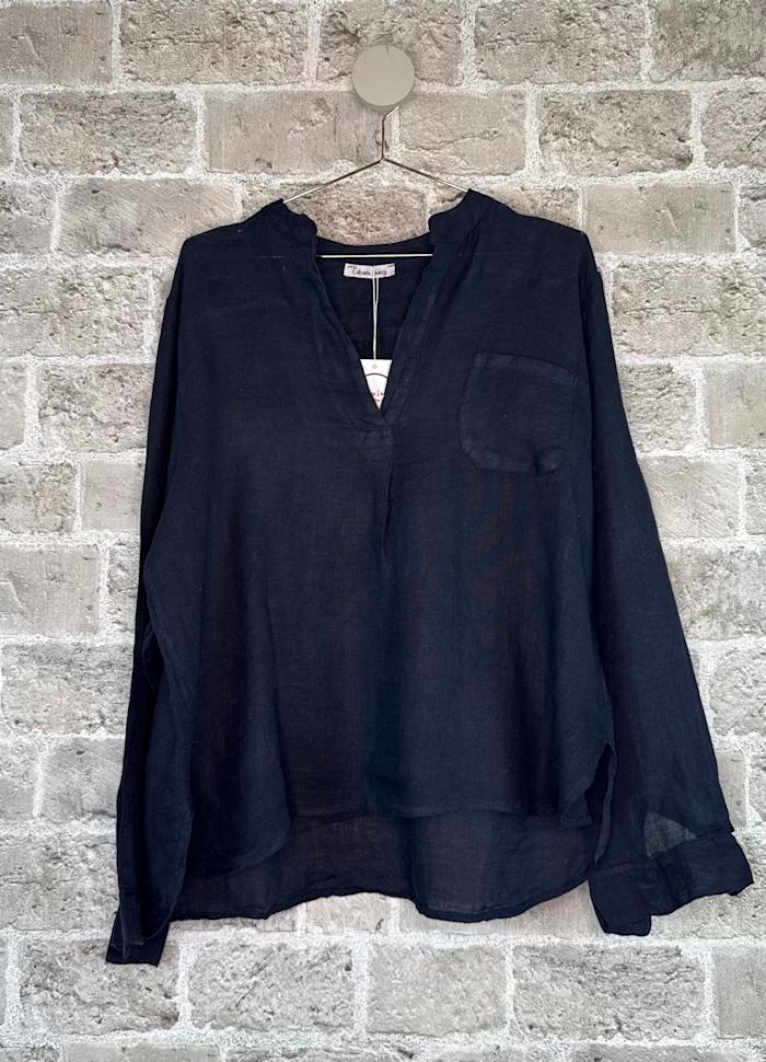 Cabana Living Glente Linbluse Flere Farger
